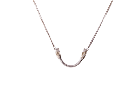 Twin Head Rams Necklace